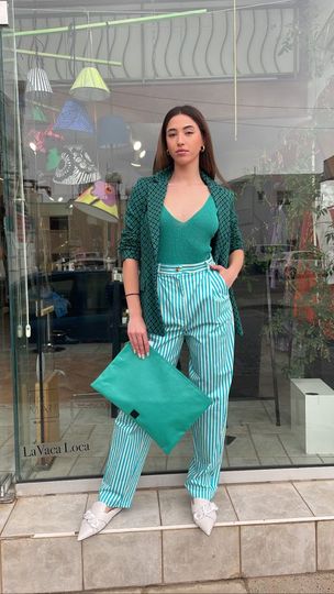 Pants Striped balloon Trouser Baroc Boutique