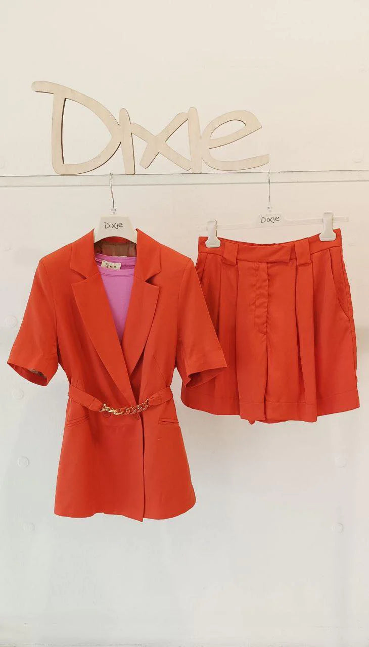 Shorts Dixie Orange Bermuda Short Baroc Boutique