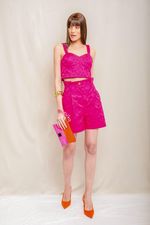 Shorts Nene Jacquard high waist Short Baroc Boutique