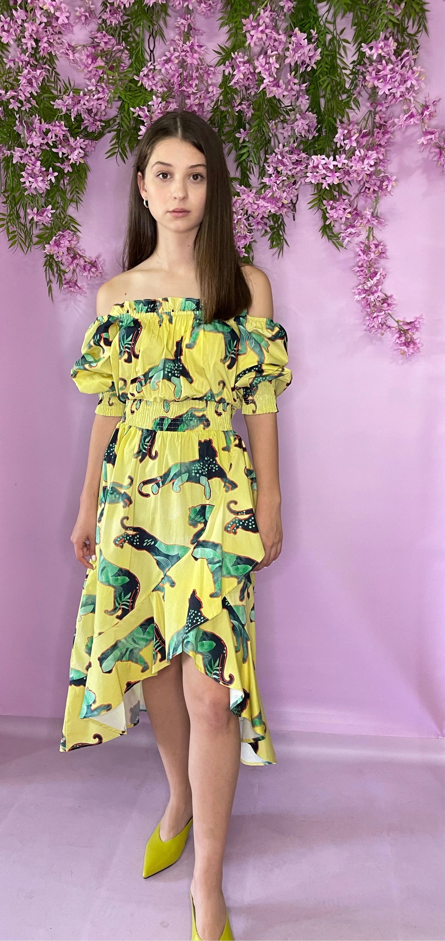Skirts Silvian Heach Asymmetric Skirt with ruffles Baroc Boutique