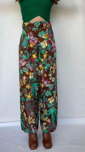 Dixie Corduroy floral Trouser Baroc Boutique SMALL