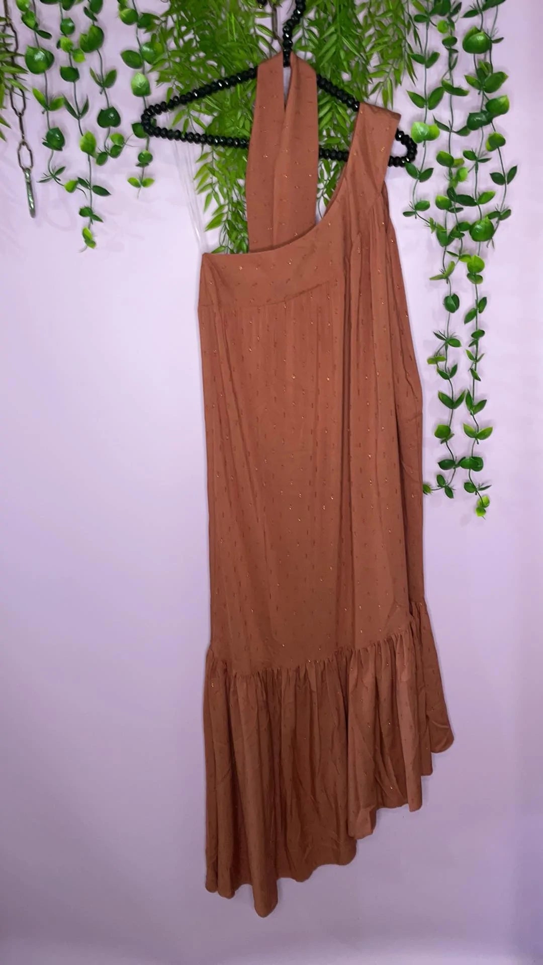 Ofilias One shoulder asymmetric Dress Baroc Boutique SMALL / KERAMIDI / 94% VISCOSE 6% LUREX