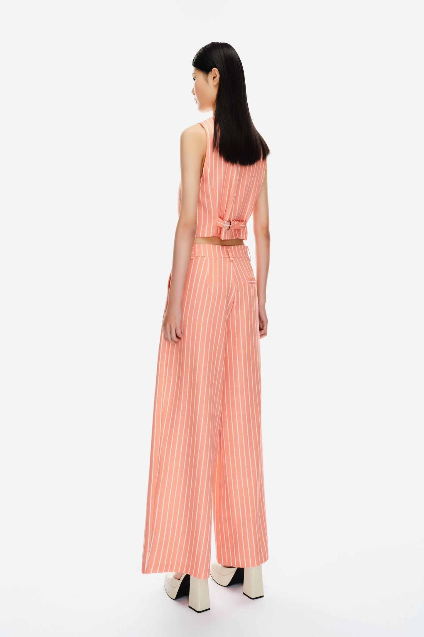 Striped high-waisted trouser Baroc Boutique