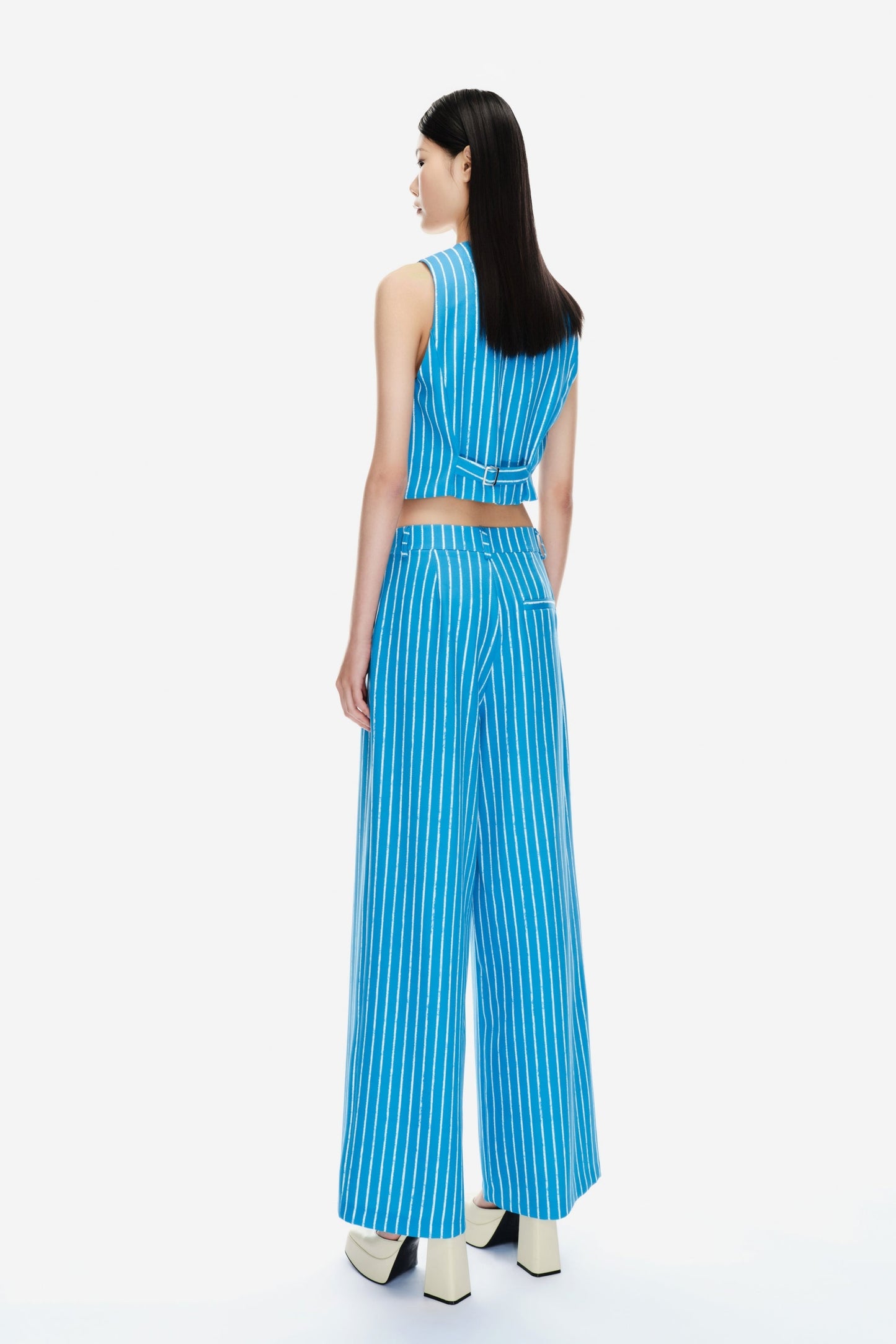 Striped high-waisted trouser Baroc Boutique