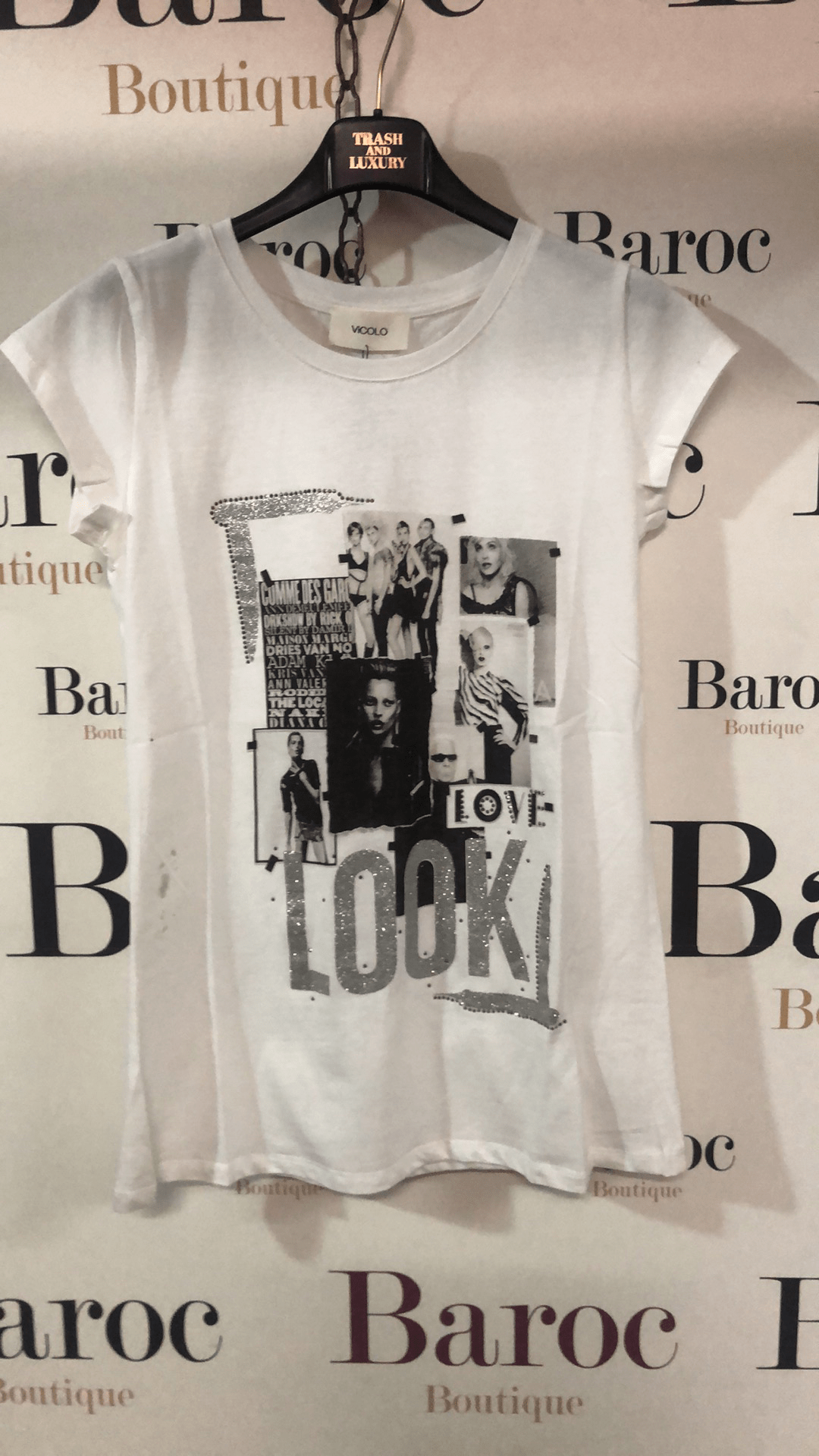 t-shirt Top Baroc Boutique ONE SIZE