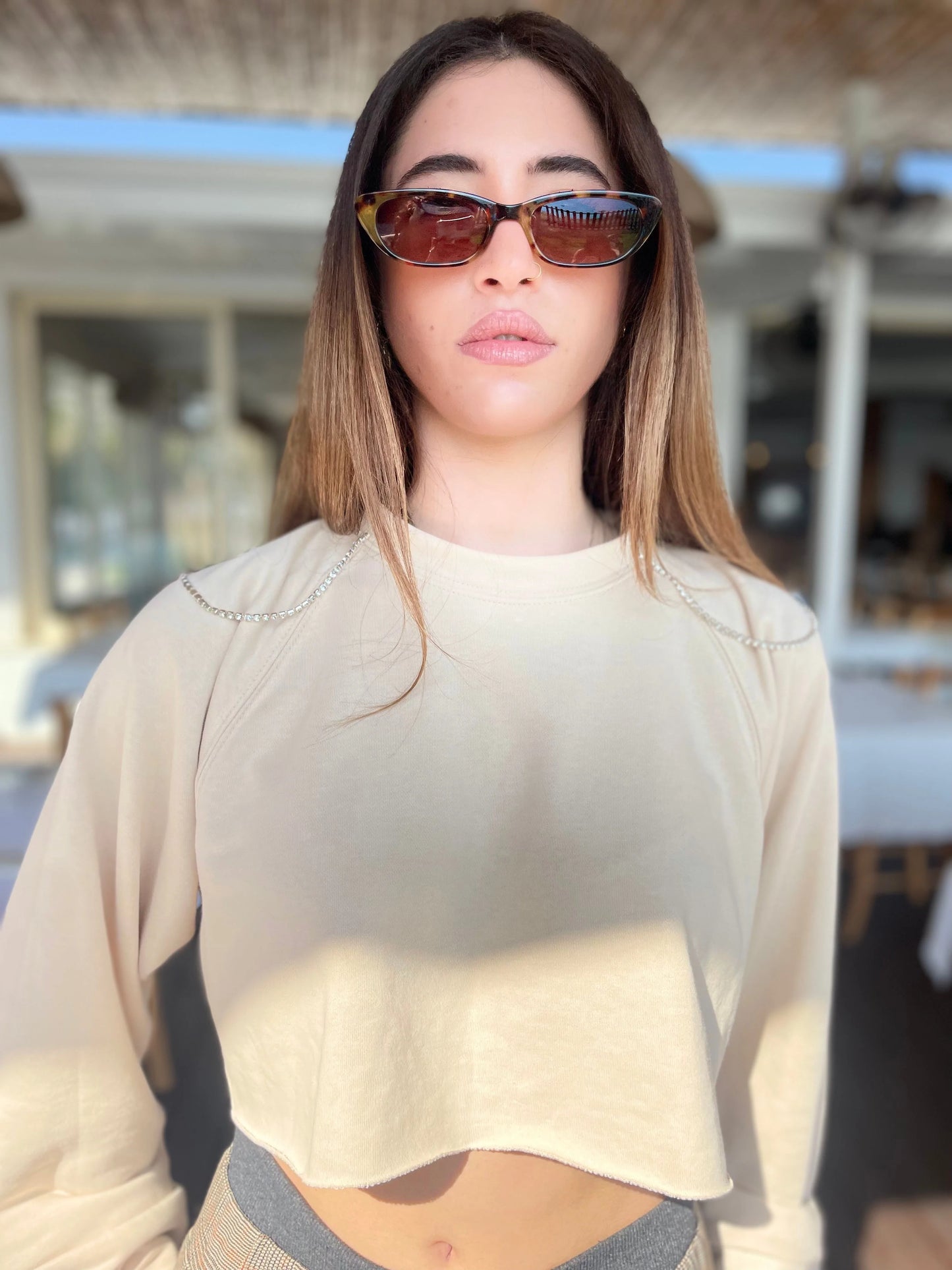 TOP Have One Ripped crop top Baroc Boutique