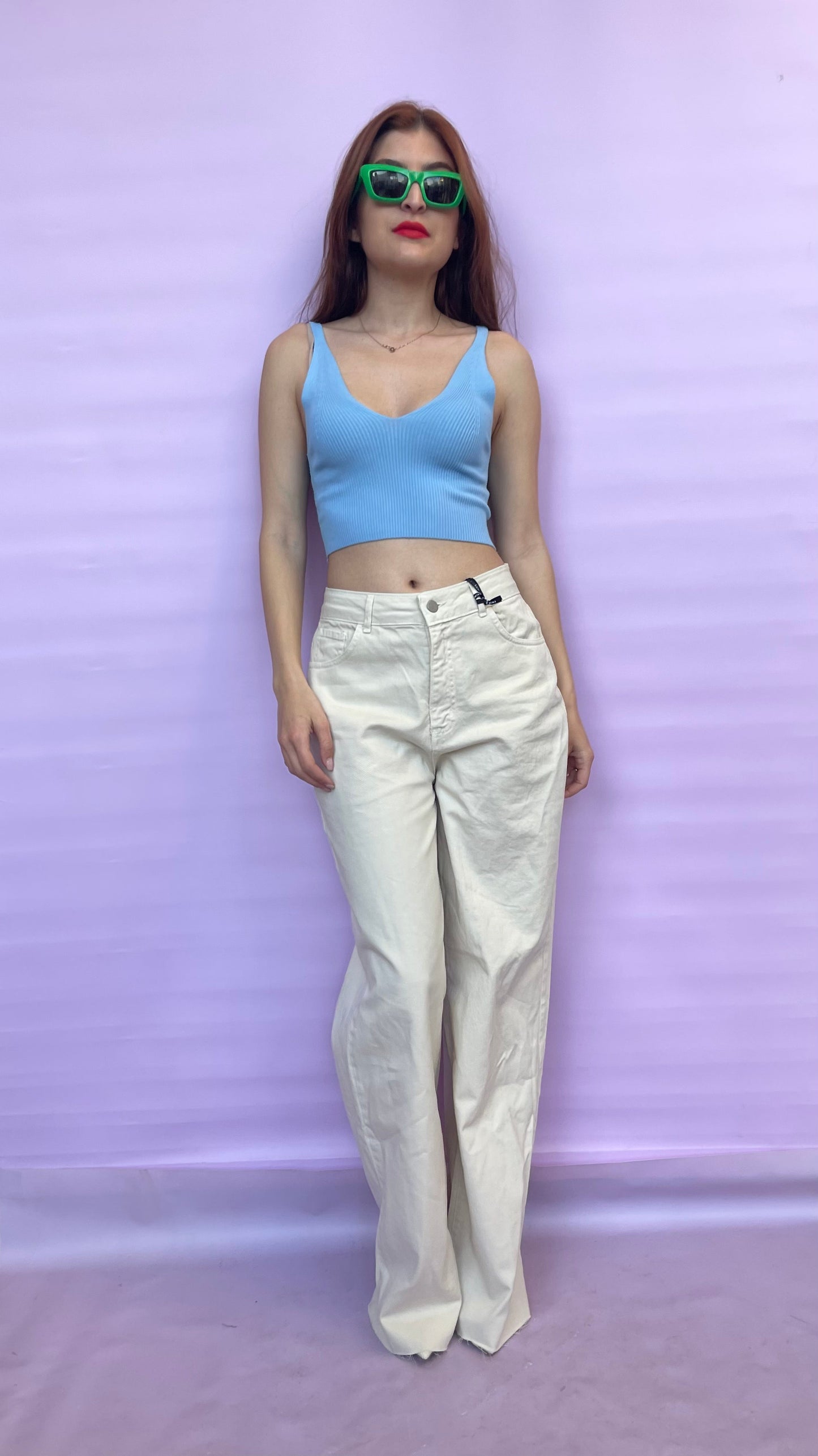 Top Online Collection knit top in two colours Baroc Boutique