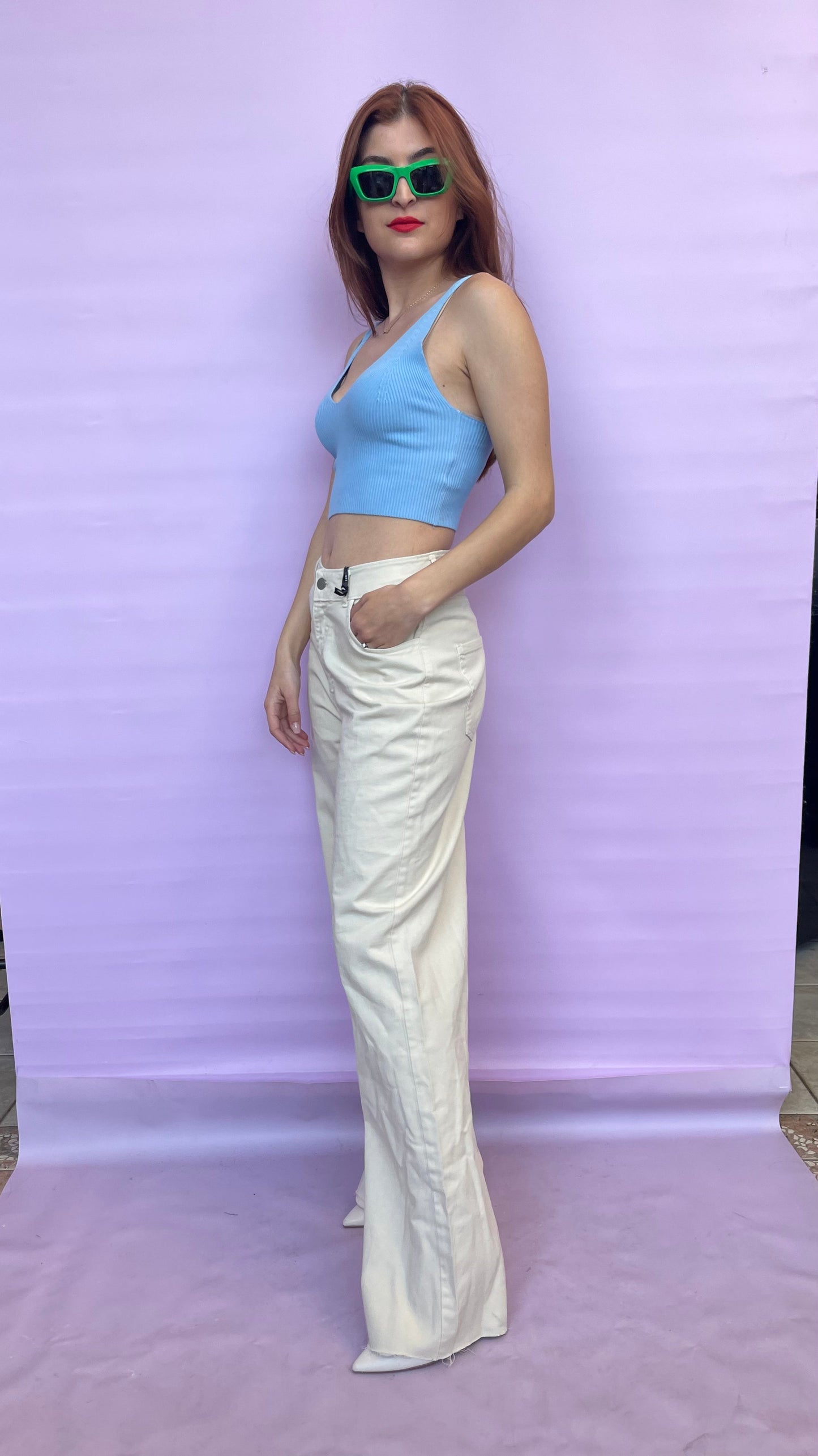 Top Online Collection knit top in two colours Baroc Boutique