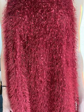 Vicolo Midi sleeveless fringe dress Baroc Boutique