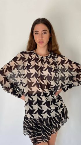 Vicolo mini skirt with flares BarocBoutique