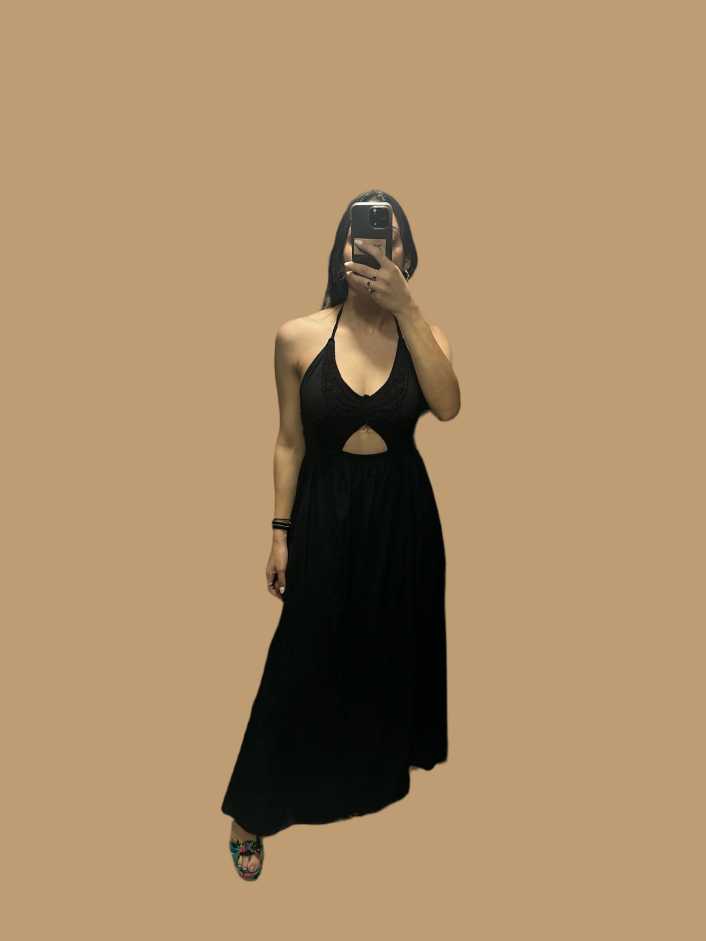 Black long dress