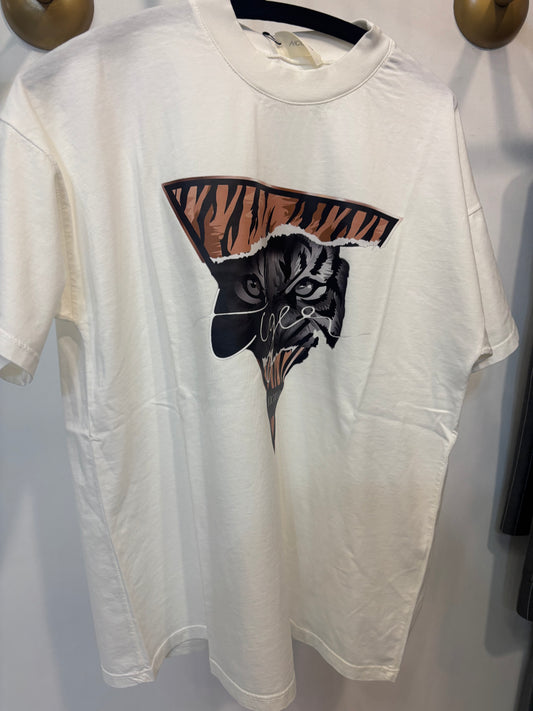 Cotton t-shirt with tiger