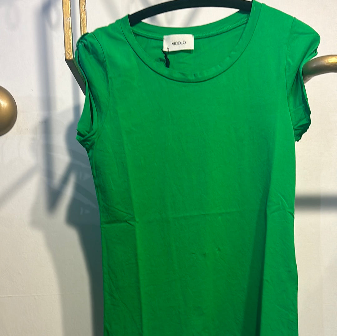 Sleeveless cotton t-shirt