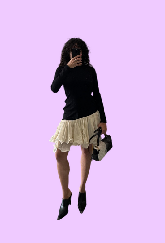 Short two tone dress