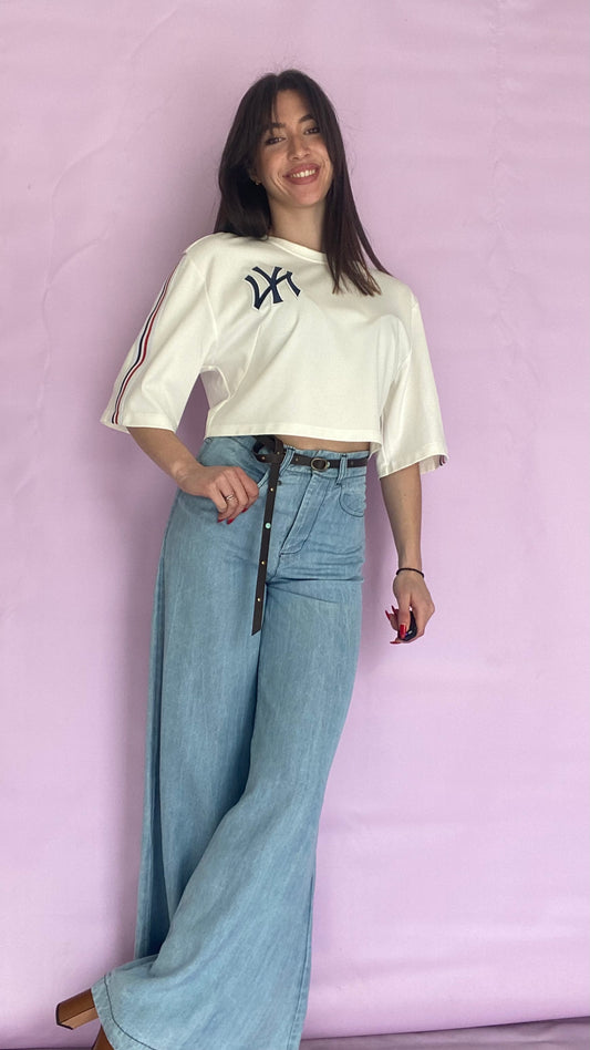 Offwhite crop top