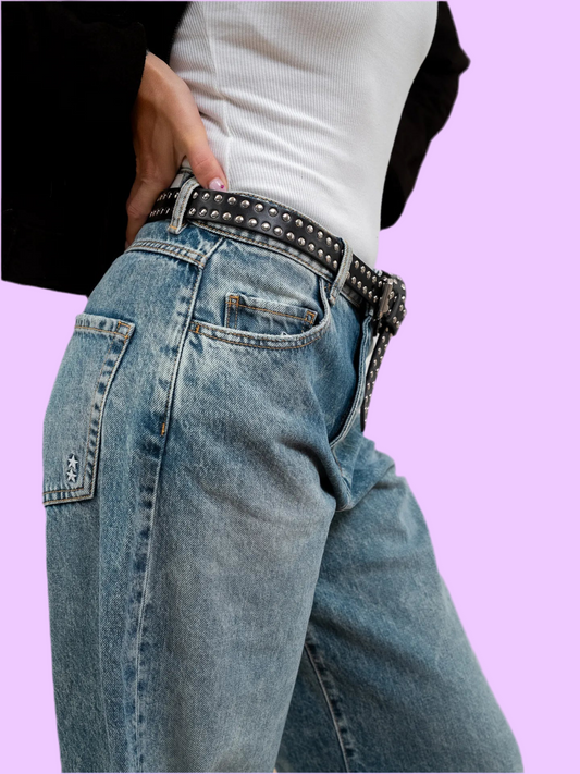 Black belt with mini studs