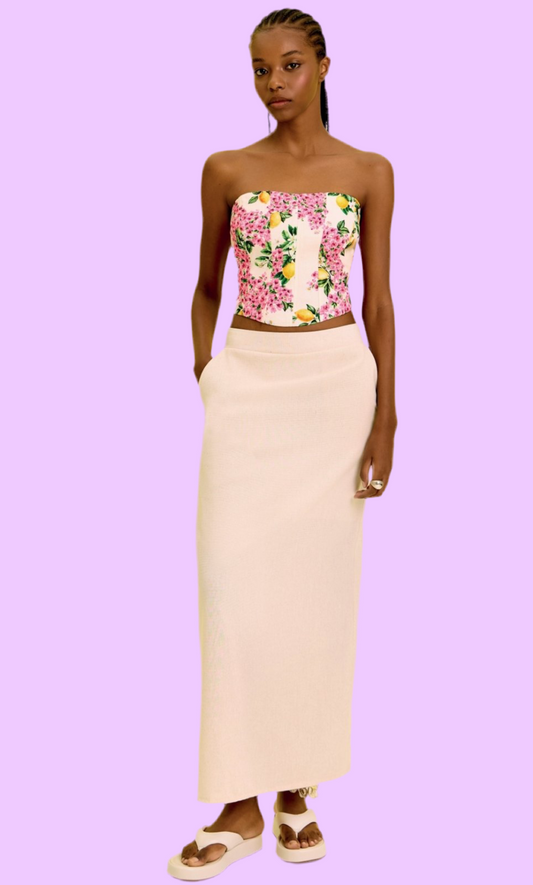 Floral corset