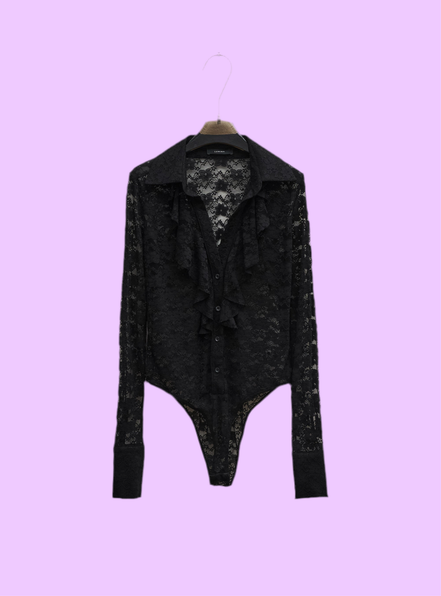 Long sleeve body with collar