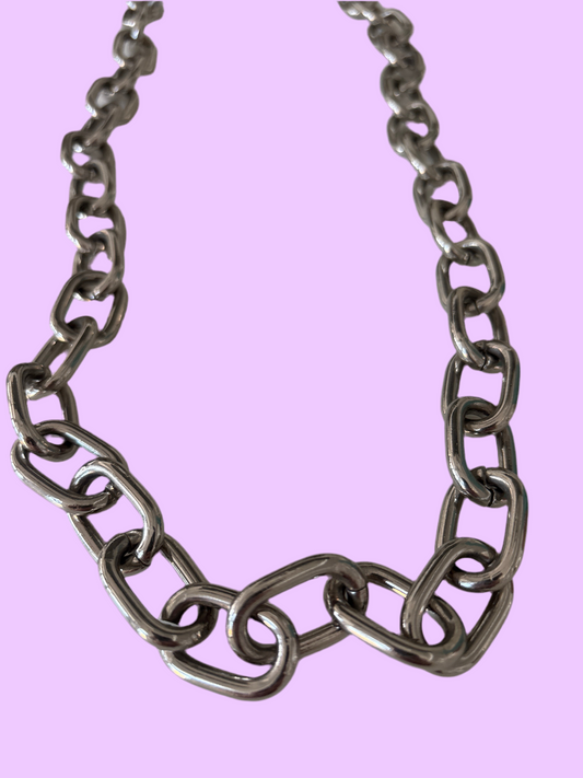 Silver long chain