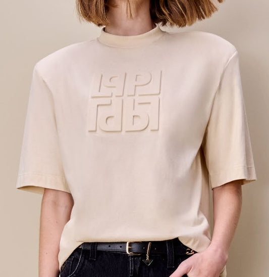 Beige oversize T-shirt
