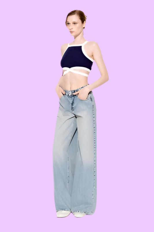 Ripped crop top