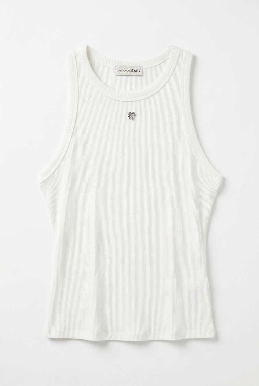 Swimmers tank top with logo on the front