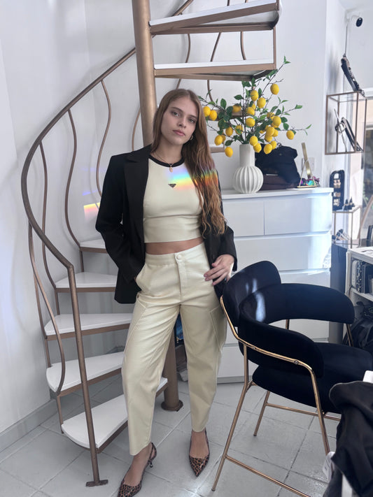 Black oversized blazer