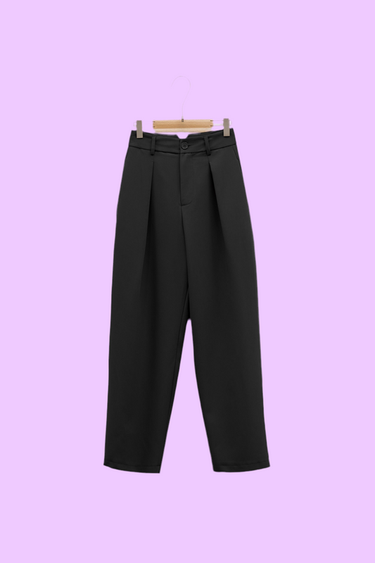 Cigarette trouser with pleats