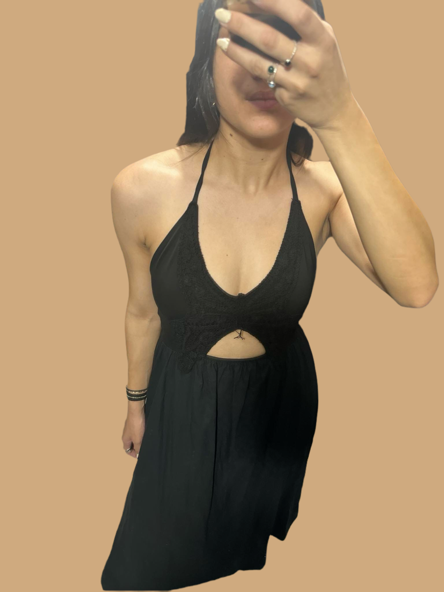 Black long dress