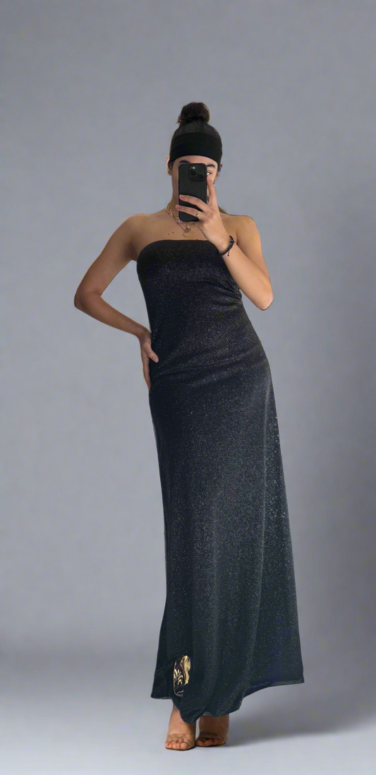 Strapless long dress