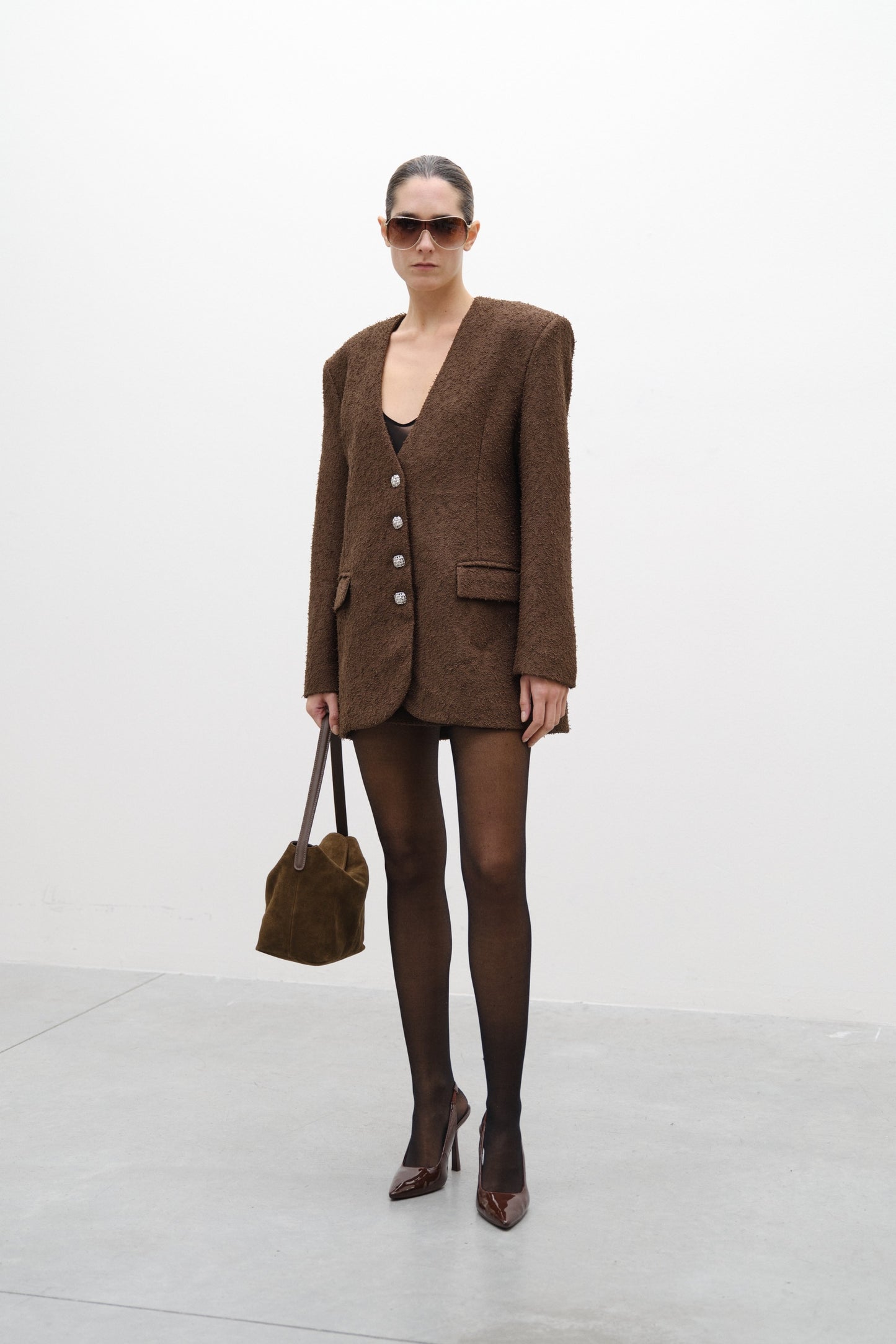 Brown blazer