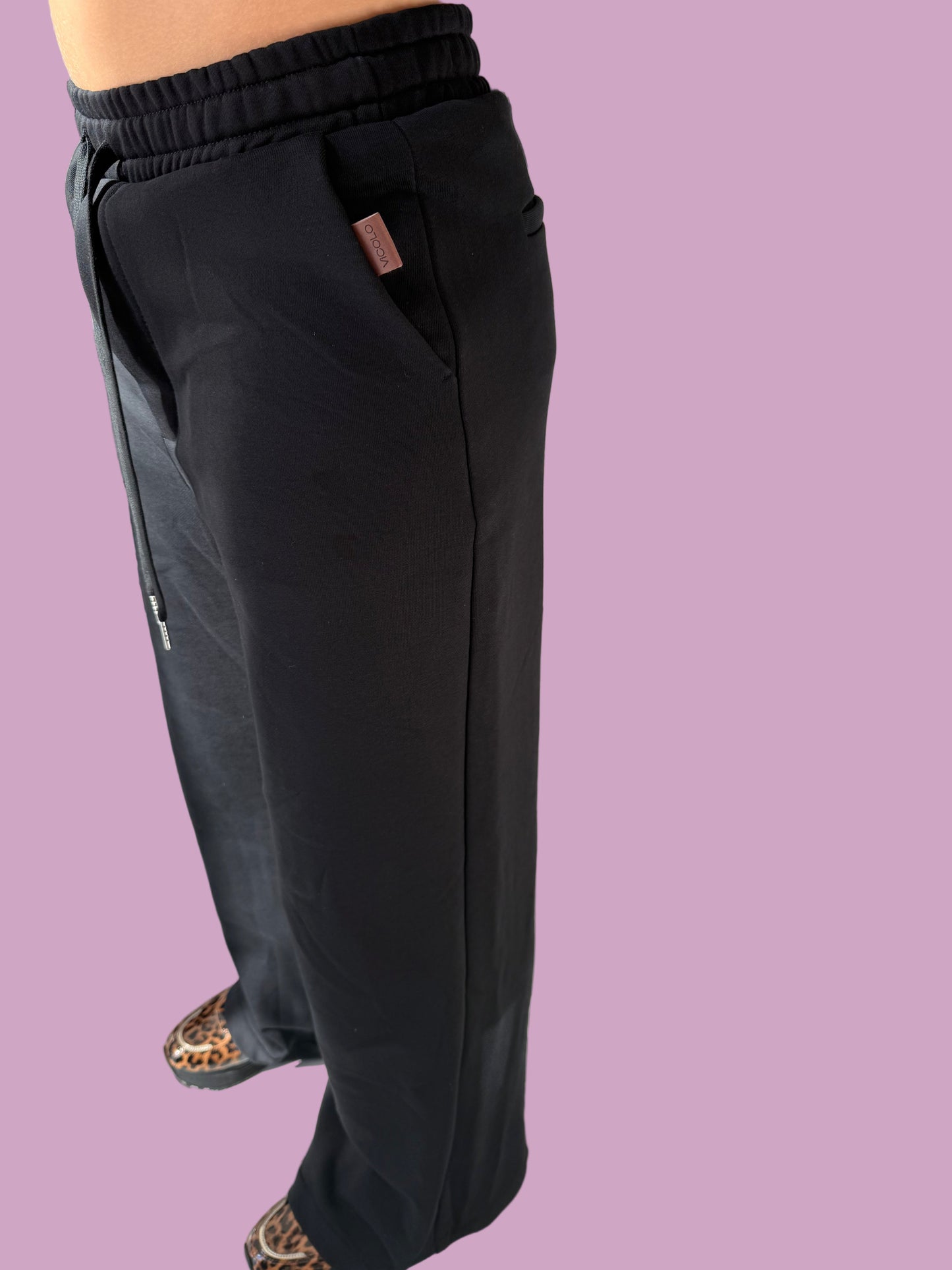 Black jogger pants