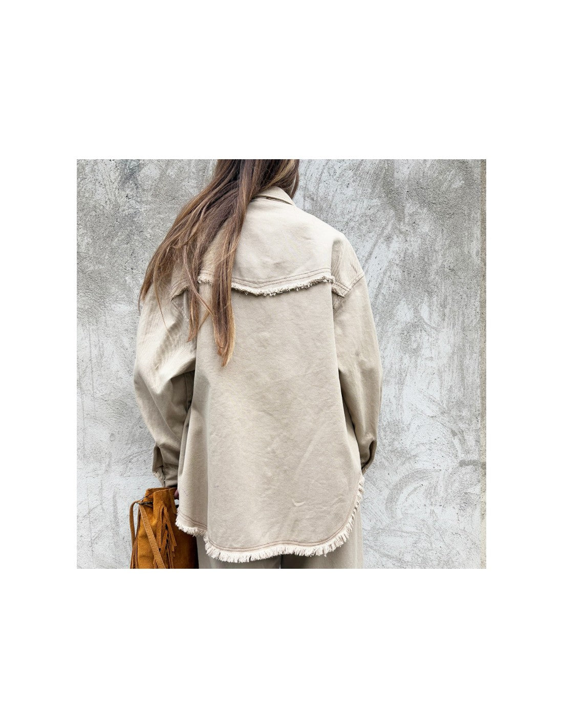 Beige longsleeve shirt