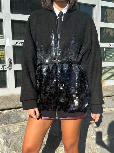 Sequin bomber