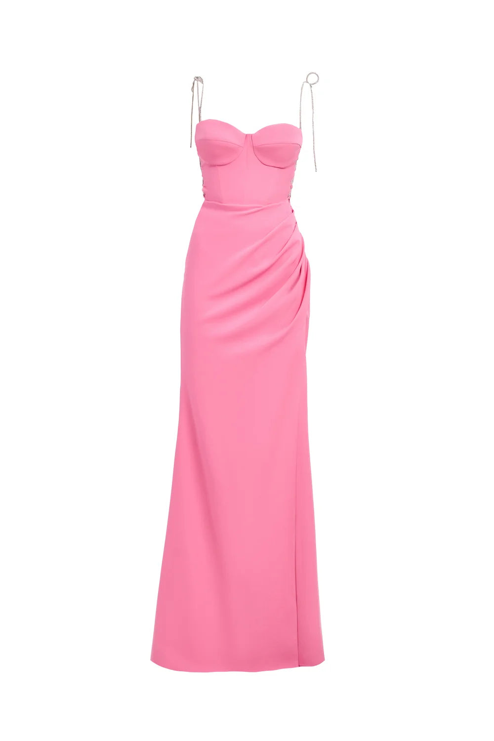 Pink long long dress with sweetheart neckline Baroc Boutique 42