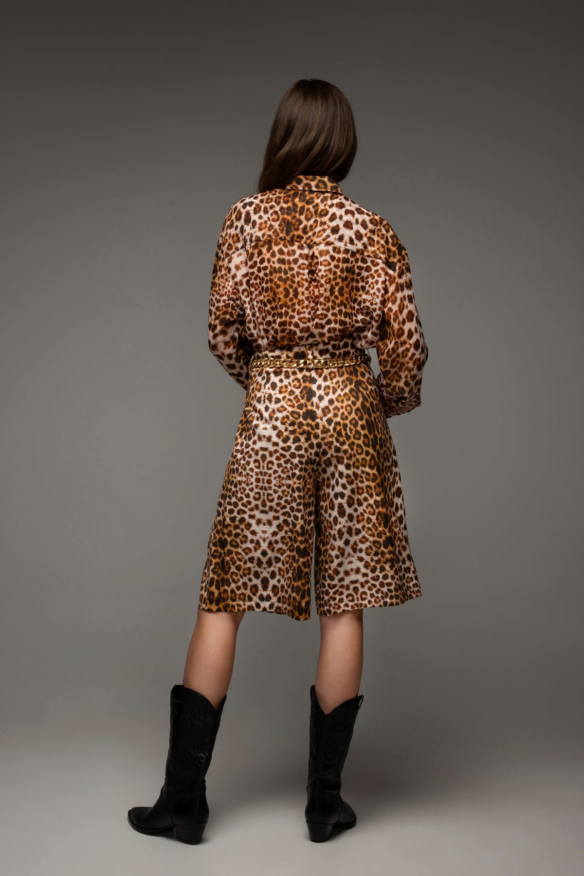 Animal print bermuda Baroc Boutique