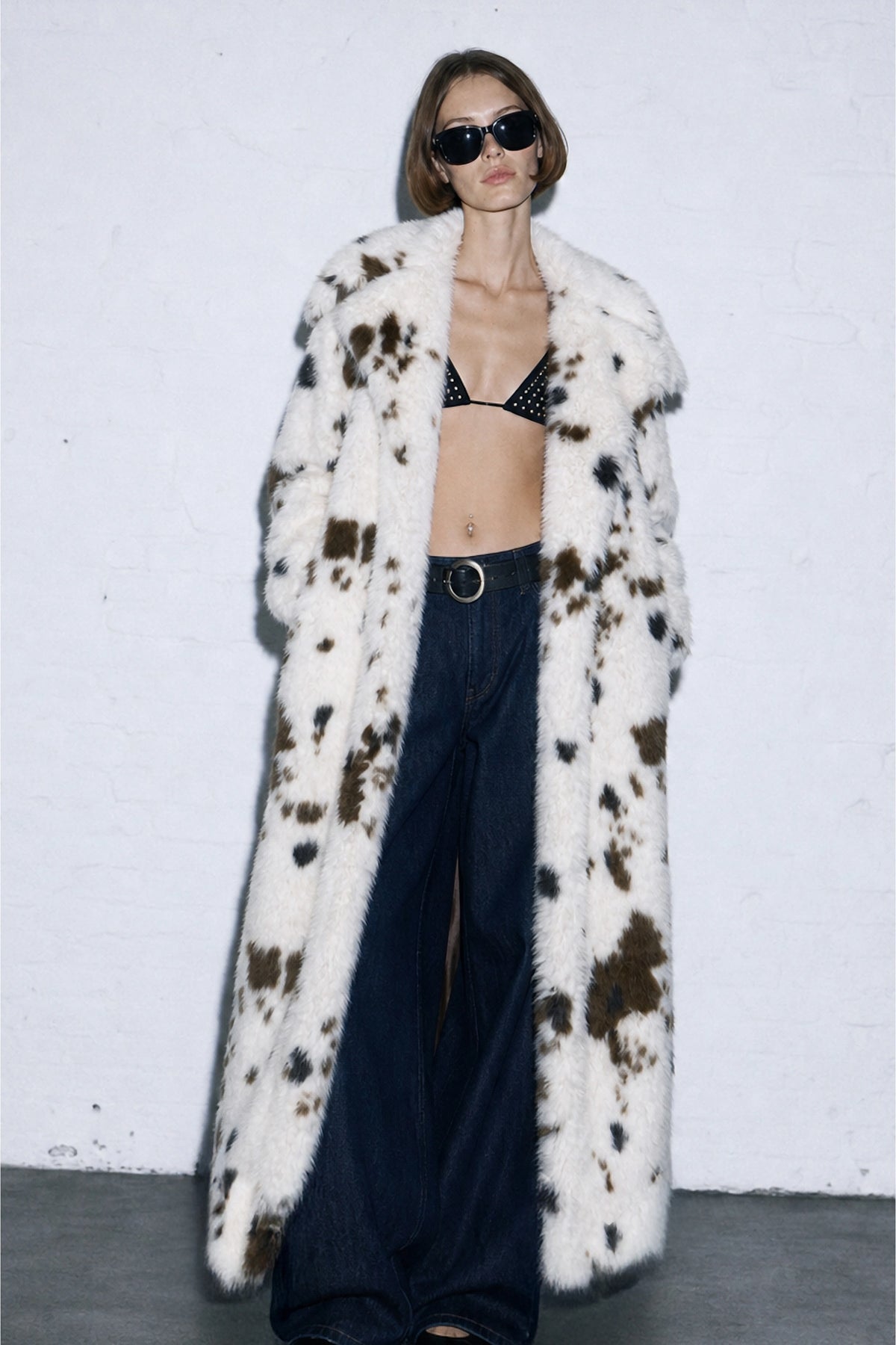 Animal print Faux fur coat Baroc Boutique