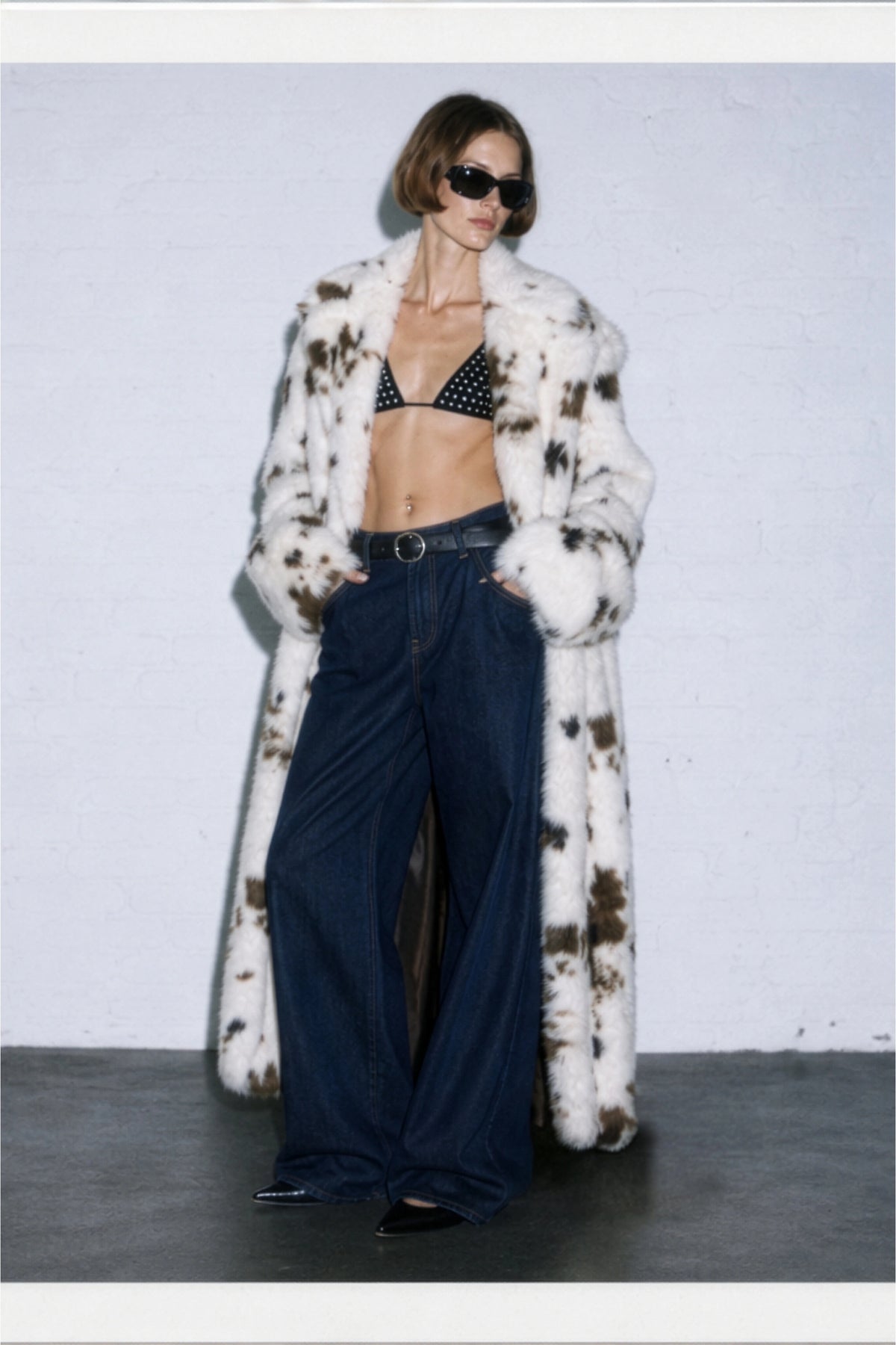 Animal print Faux fur coat Baroc Boutique