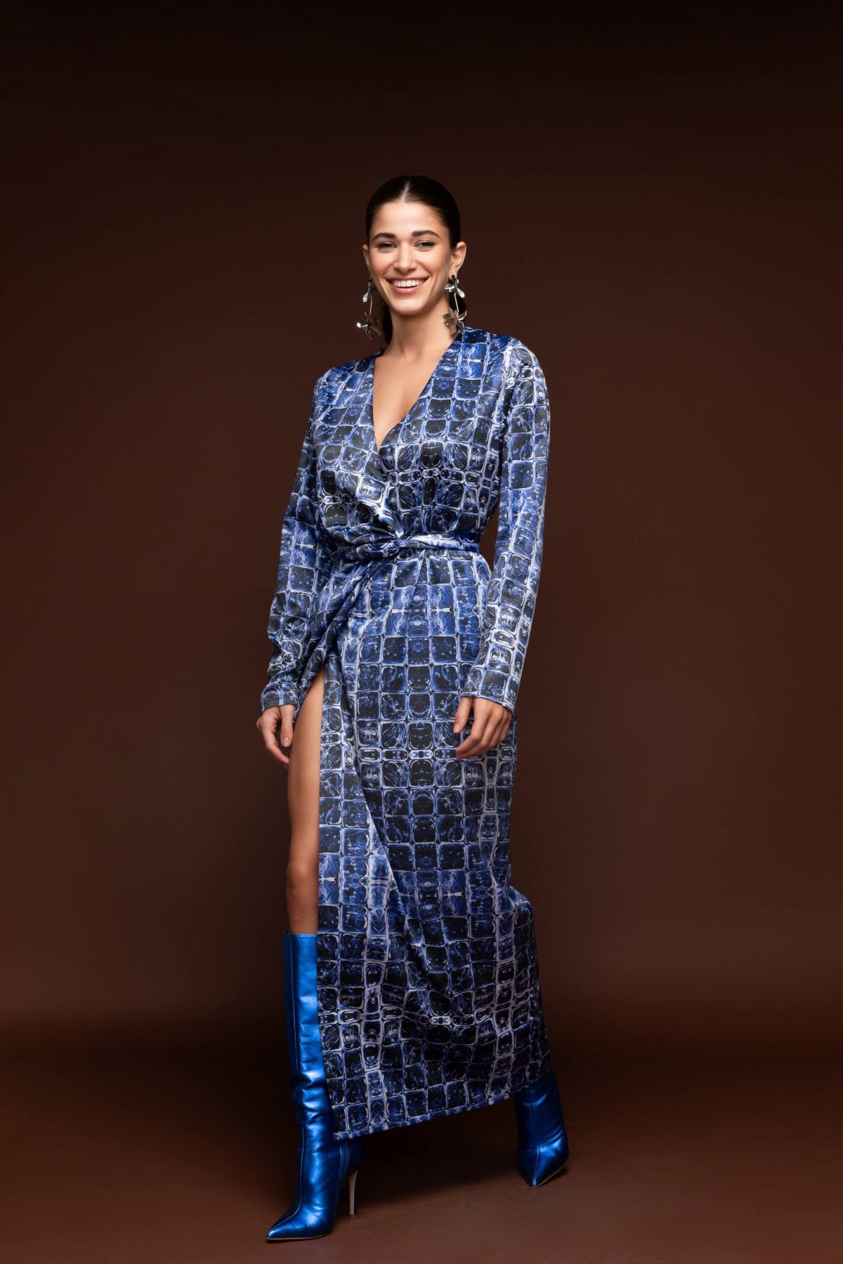 Asami maxi wrap dress Baroc Boutique