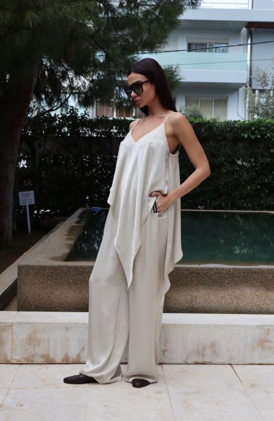 Asymmetric top with spaghetti straps Baroc Boutique