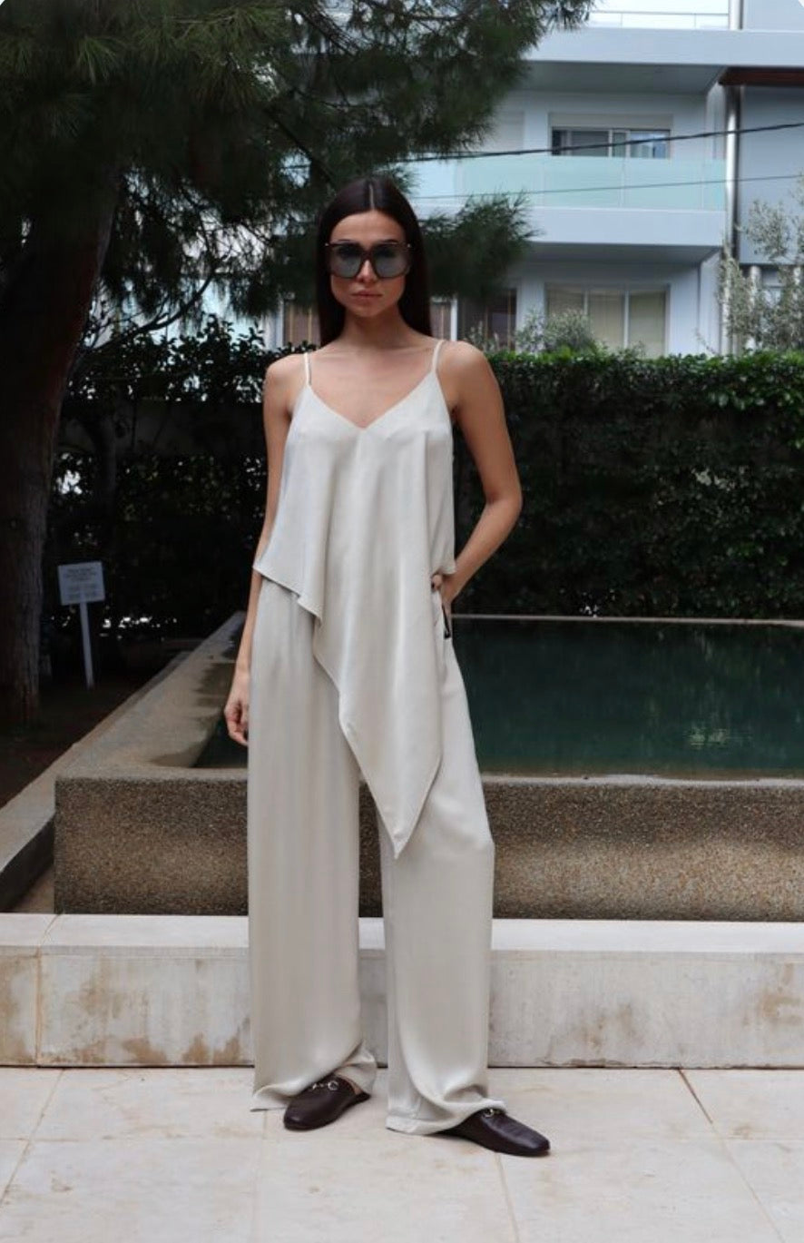 Asymmetric top with spaghetti straps Baroc Boutique