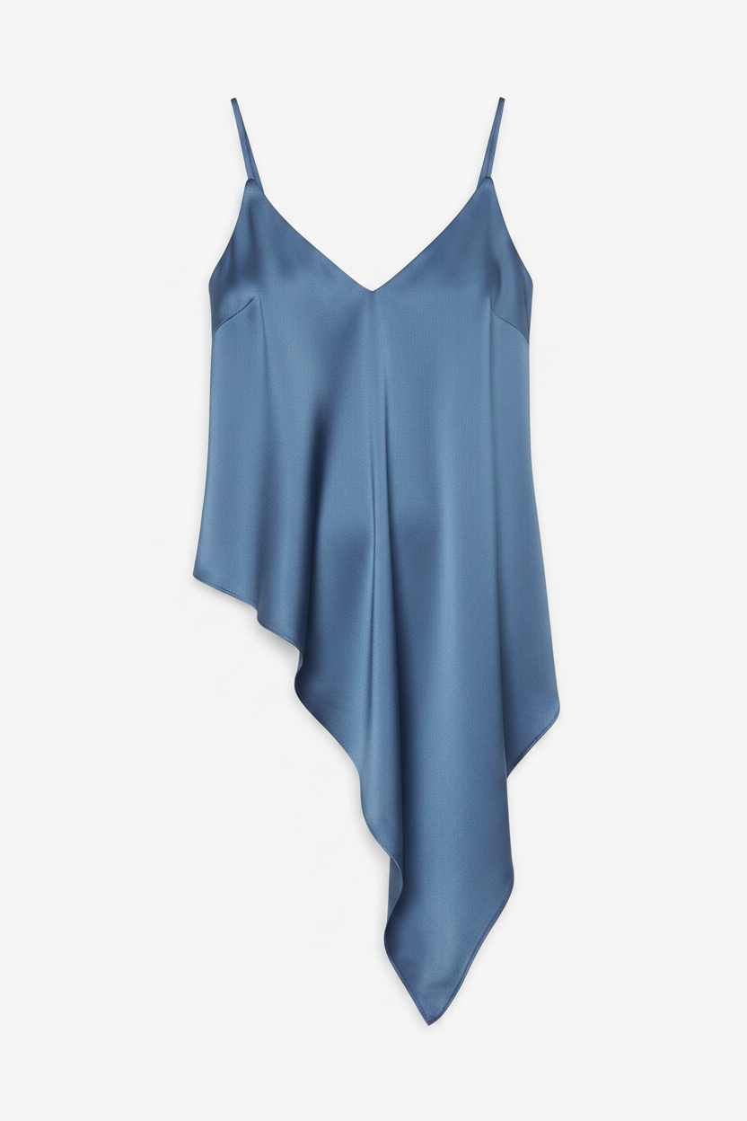 Asymmetric top with spaghetti straps Baroc Boutique