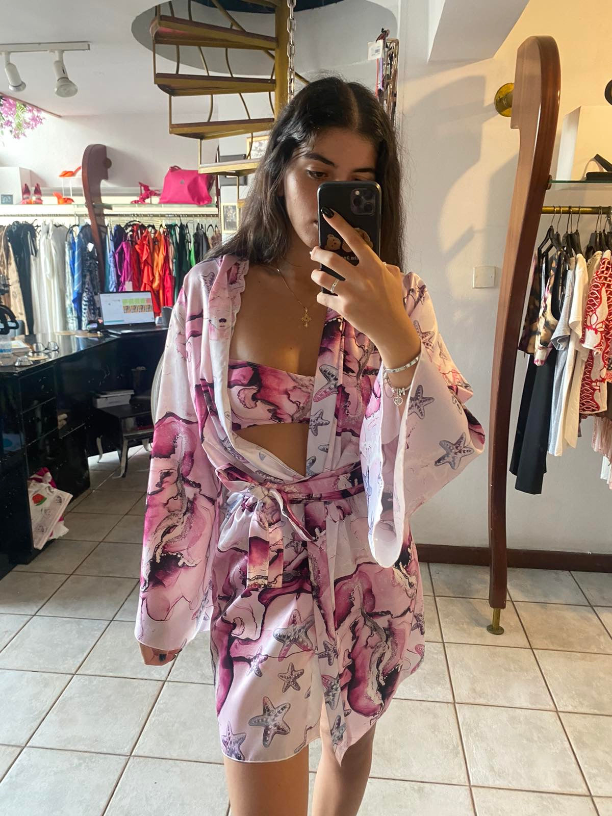Beachwear Short Kaftan Baroc Boutique