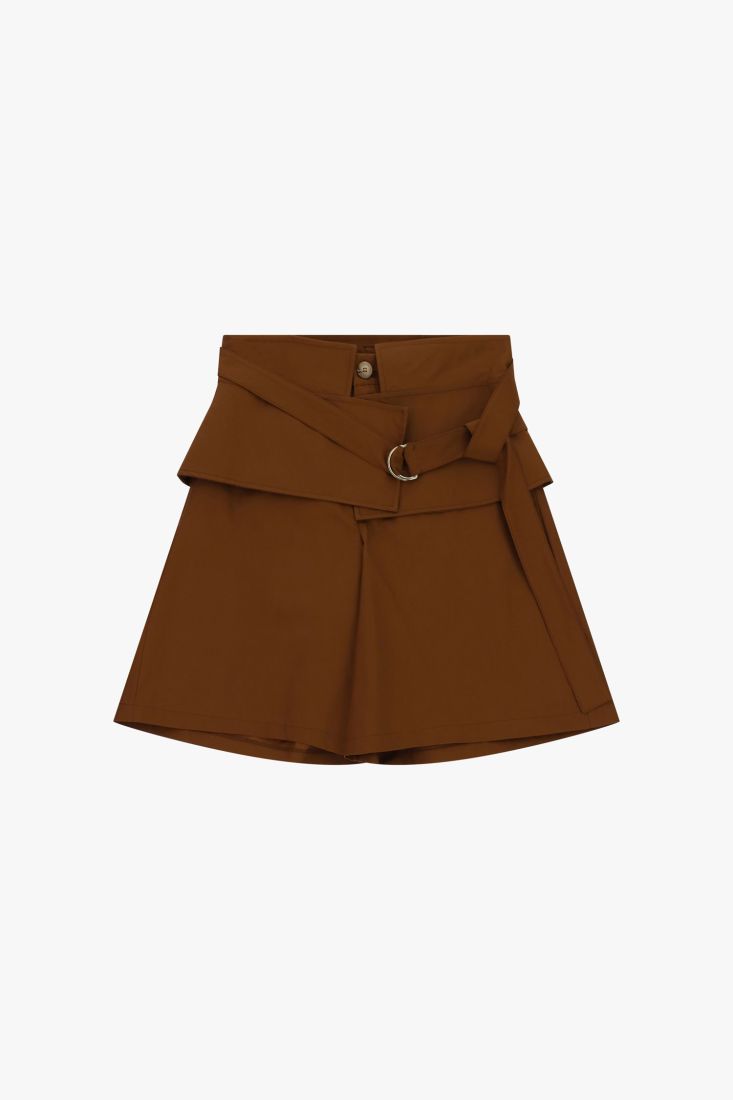 Bermuda shorts high waist with knotted belt Baroc Boutique