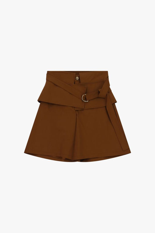Bermuda shorts high waist with knotted belt Baroc Boutique
