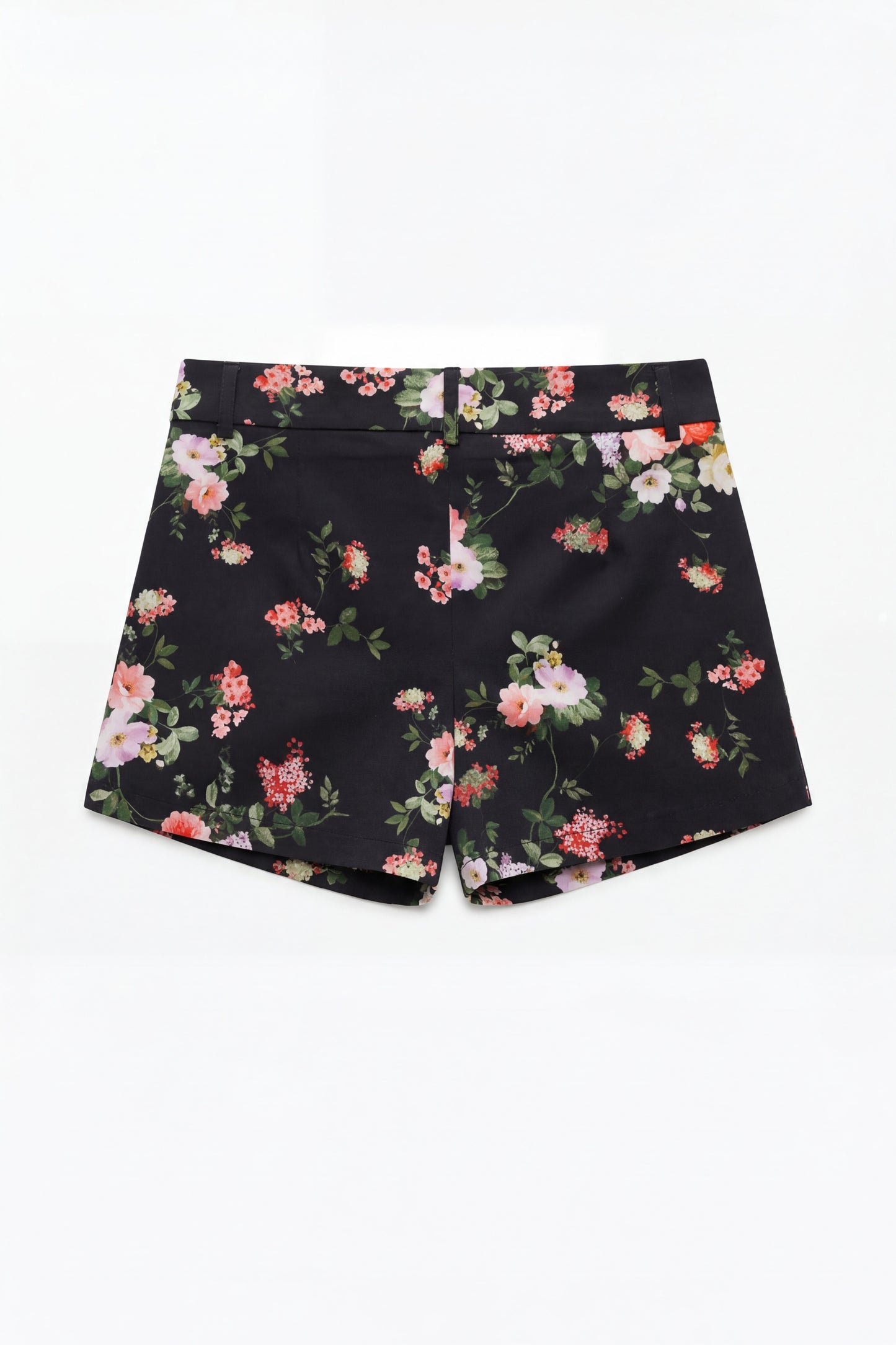 Black floral short Baroc Boutique