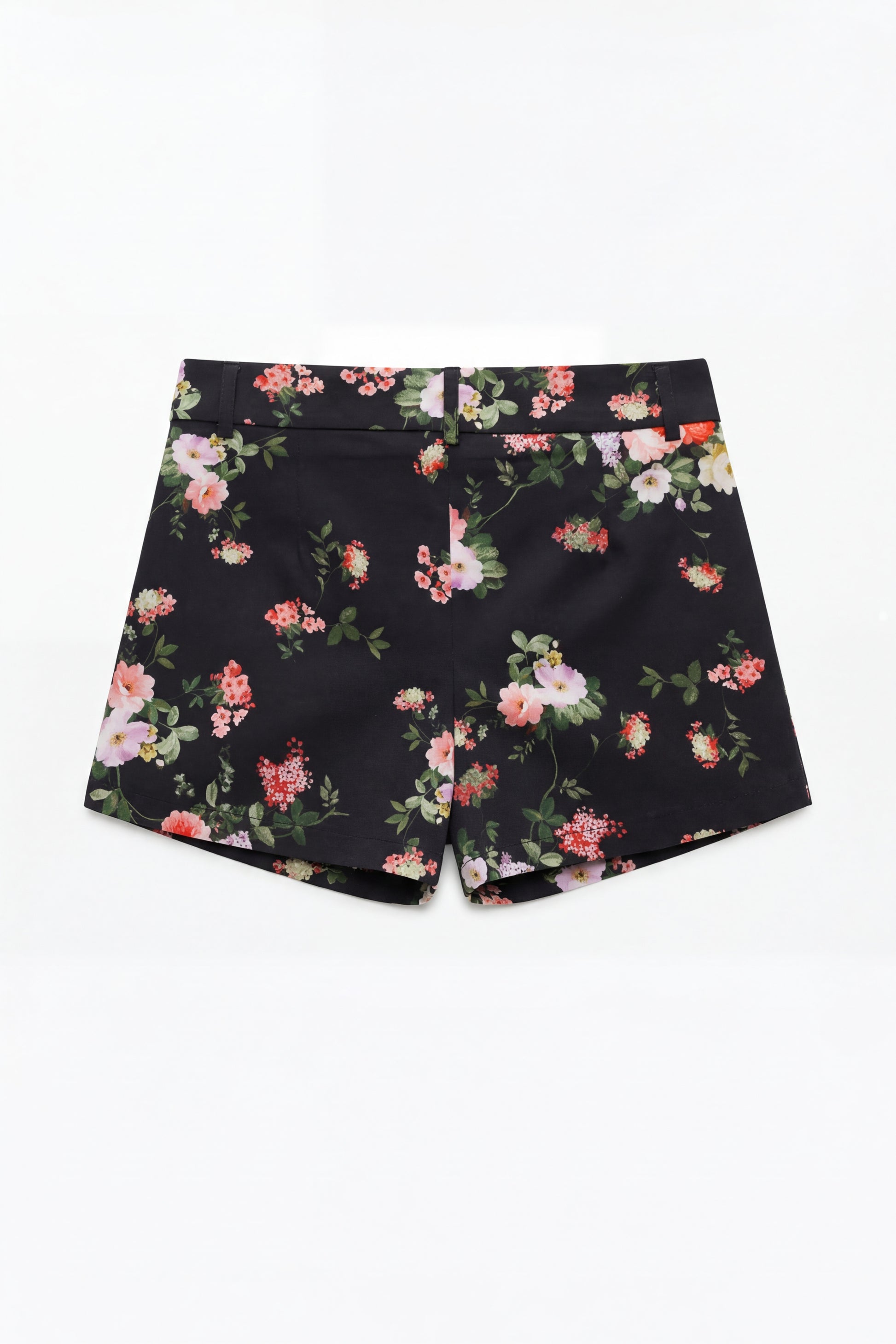 Black floral short Baroc Boutique