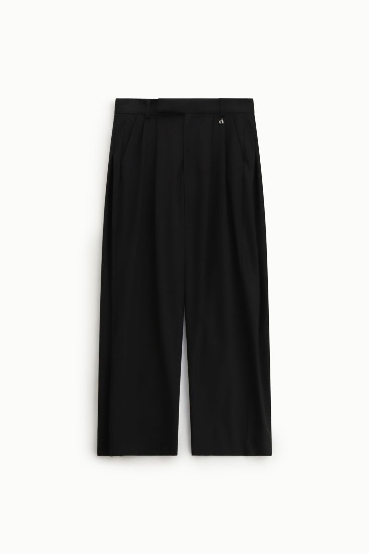 Black high waisted palazzo pants Baroc Boutique