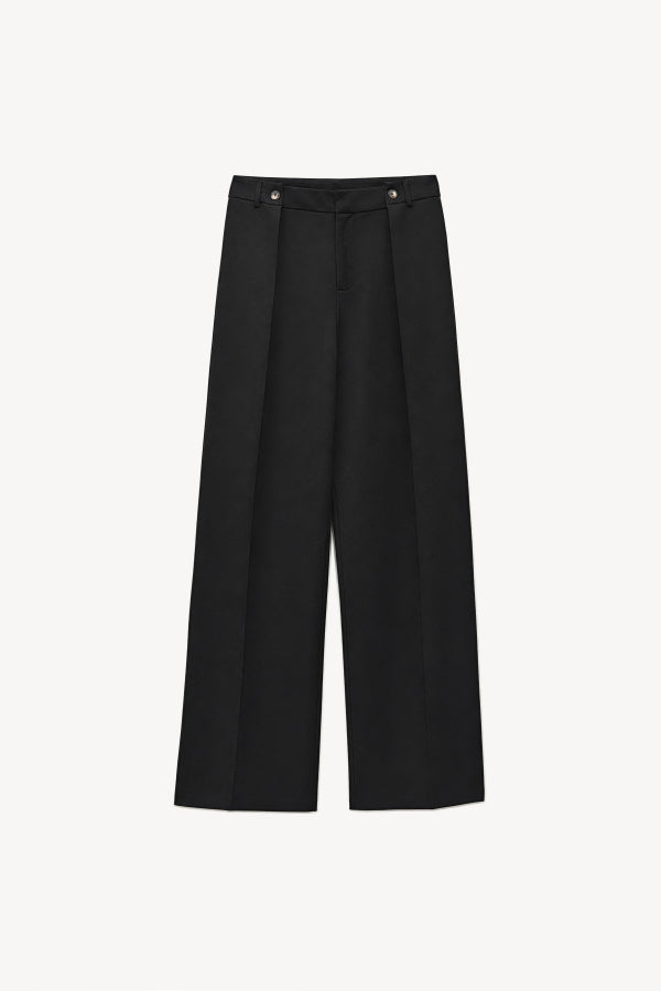Black high waisted wide leg pants Baroc Boutique