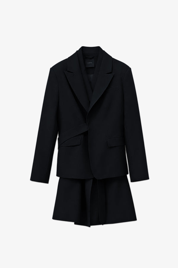 Black high waisted wrap slirt Baroc Boutique
